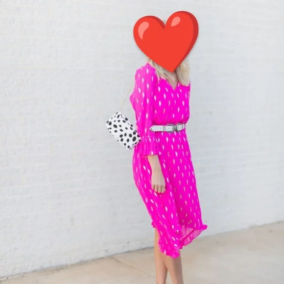 lilly pulitzer hot pink dress Lilly Pulitzer Pink Printed Maxi Dress- Size 12 The Saved Collection